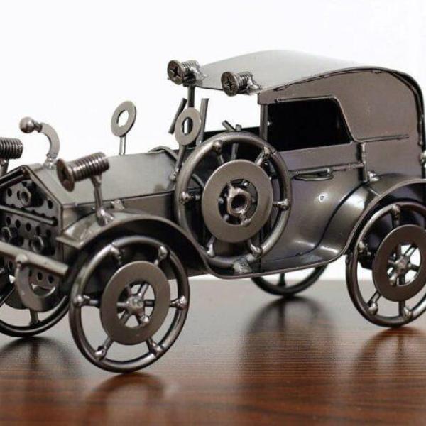 Handmade Wrought Iron Car Model