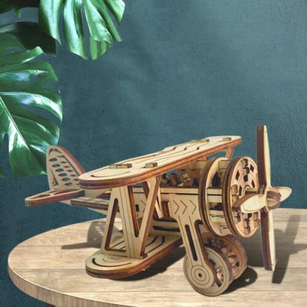 Handmade Wooden Model Airplane