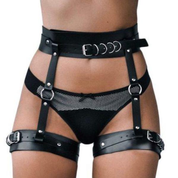 Ceinture en cuir faite à la main pour la partie inférieure