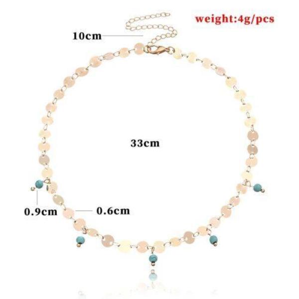 Collier turquoise fait main