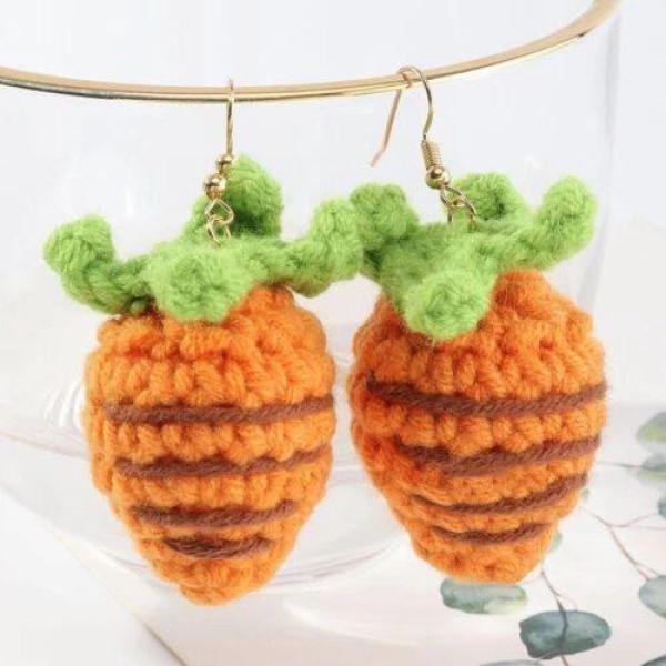 Knitted fruits Earrings