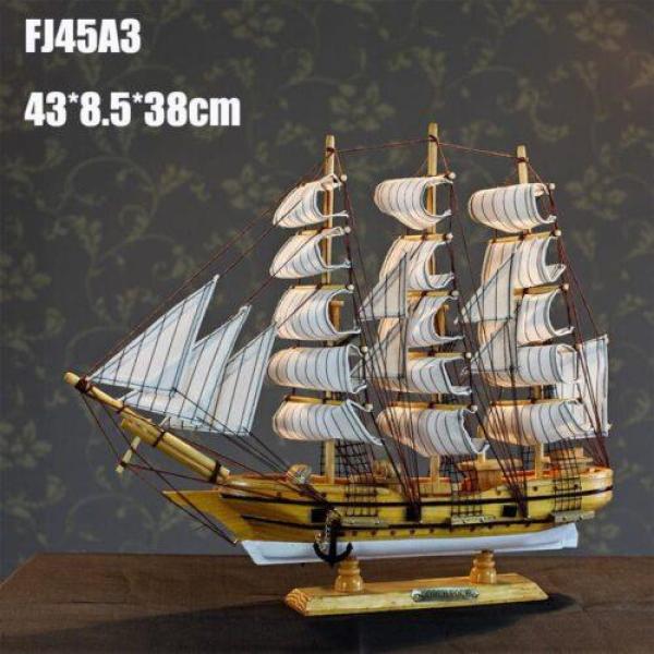 45cm Sailboat Model Wooden