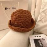 Coarse Wool Fisherman Hat Women , Wild Street Handmade Crochet