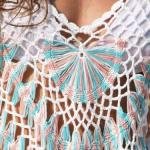 Crochet swimwear cover-up