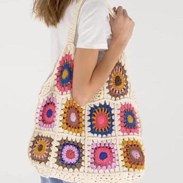 Sac à bandoulière en crochet pour femme