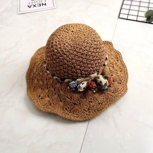 New Crochet Straw Hat