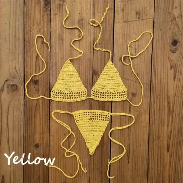 handmade crochet mini bikini