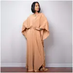 Robe tunique de plage kimono faite à la main