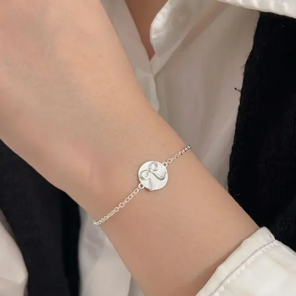 Bracelet en argent sterling fait main